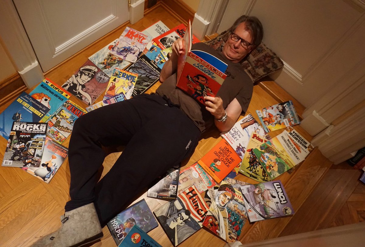 Warming up for my «job» as Editor of comics magazines - starting tomorrow
