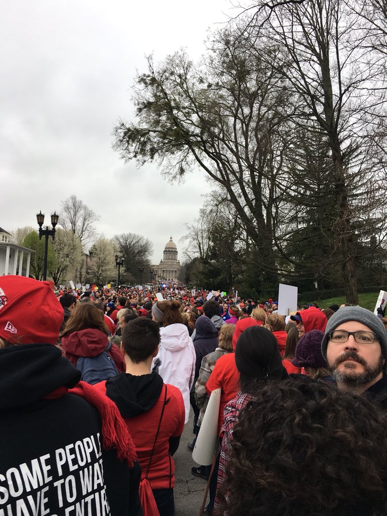 KEA rally to support education funding in Frankfort, Ky!