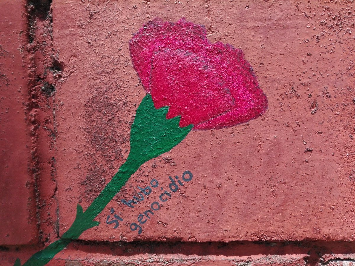 AnacristinaAV's tweet image. Nos queda la memoria. Pinto claveles rojos en mi casa para no olvidar que en Guatemala #SíHuboGenocidio. 
#ClavelesRojos