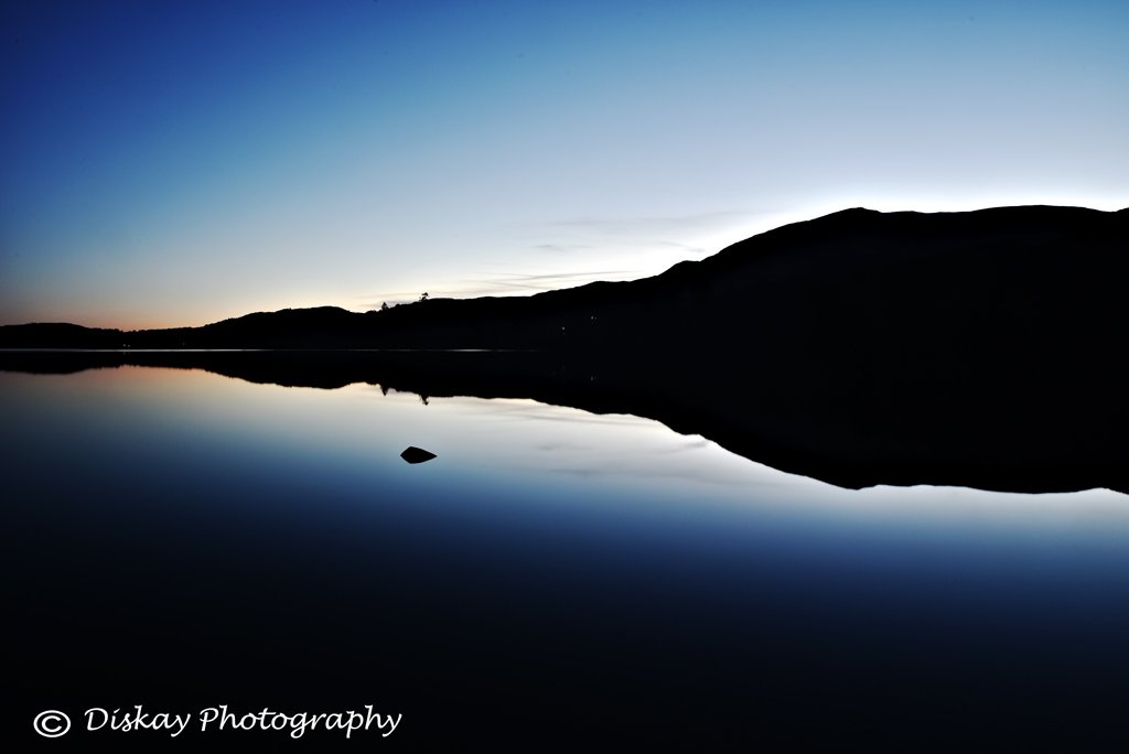 This is the #bluehour #ConistonOldMan #ConistonWater #Cumbria #TheLakes