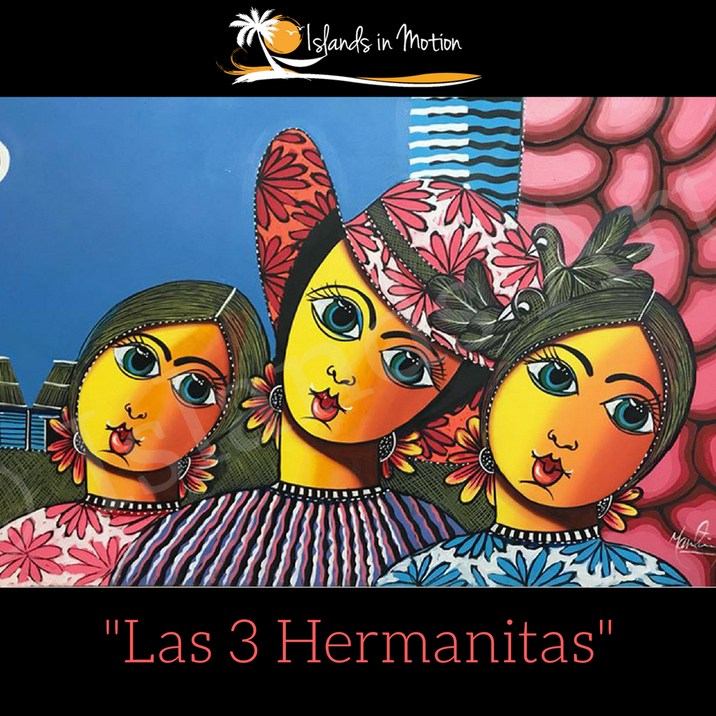 IslandsnMotion's tweet photo. "Las 3 Hermanitas" by Marteen is one of the many paintings that we will have for sale on our site. Stay tuned! #IslandsinMotion #art #artist #Caribbean #islandart #Marteen #IslandsArts #hermana #sister #3 #colorful #uniqueart https://t.co/mHE7PYfgiO