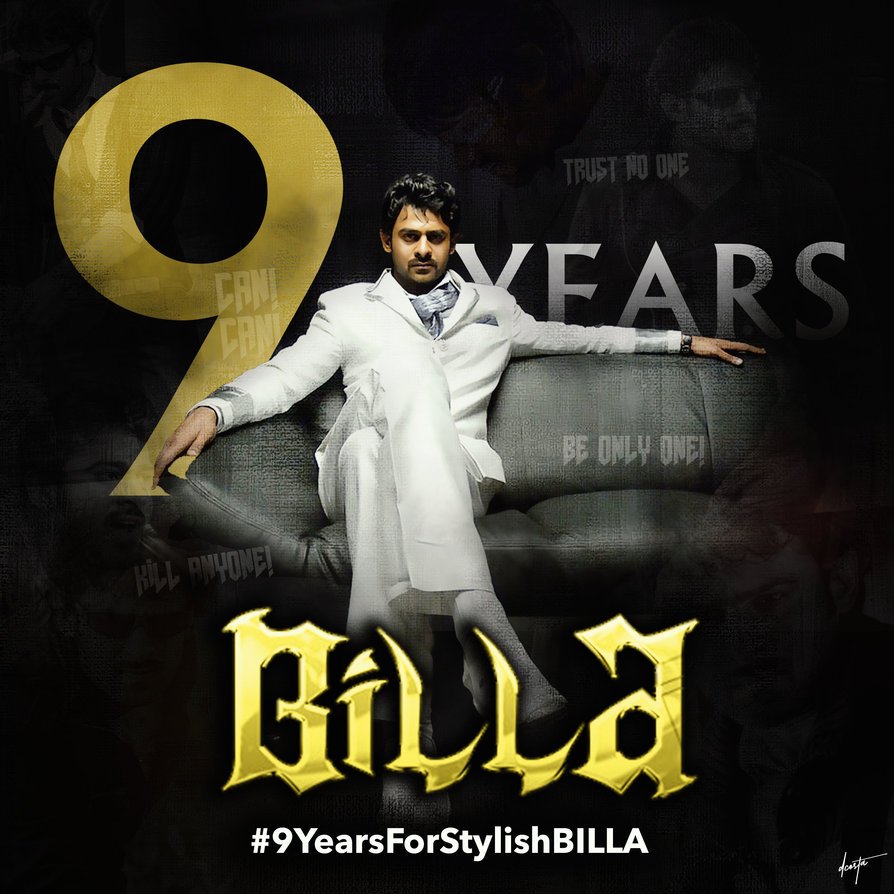 This movie which showed ultra stylish presence of our Rebel Star #Prabhas  as Billa 👌 #9YearsForStylishBILLA, image size:894x894