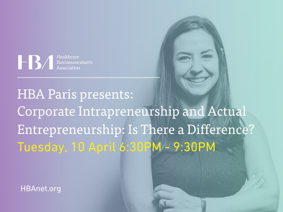 Intrapreneur's tweet image. RT @SurayyaTaranum: What makes an #entrepreneur or a Corporate #Intrapreneur?
Join us at #HBAParis on 10 April 2018 and learn about #leadership &amp;amp; #entrepreneurship with @anneravanona #SoadElGhazouani @ChanLegrand78.  
Register: buff.ly/2FRYdL7  …