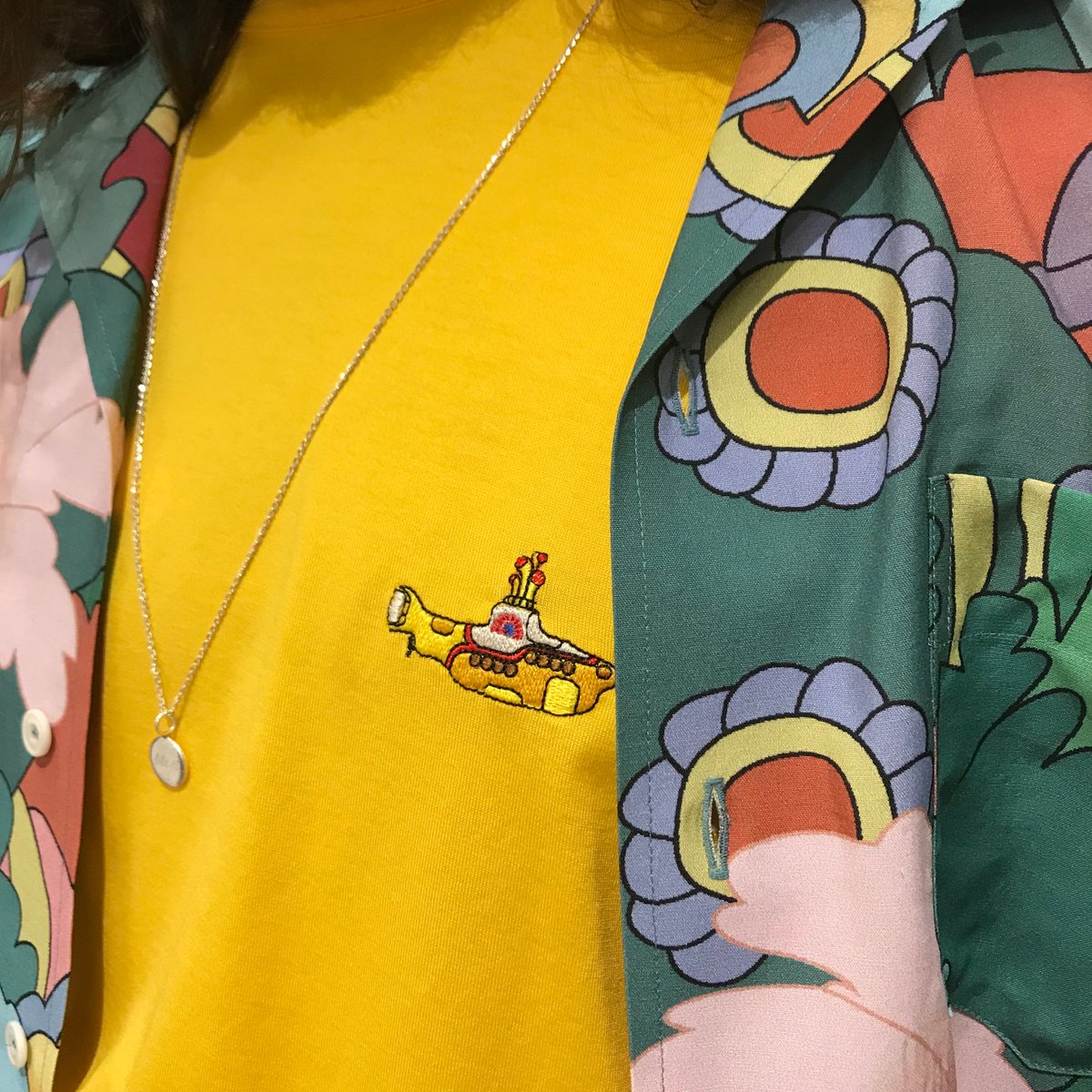 Dan wears Yellow Submarine Tee 