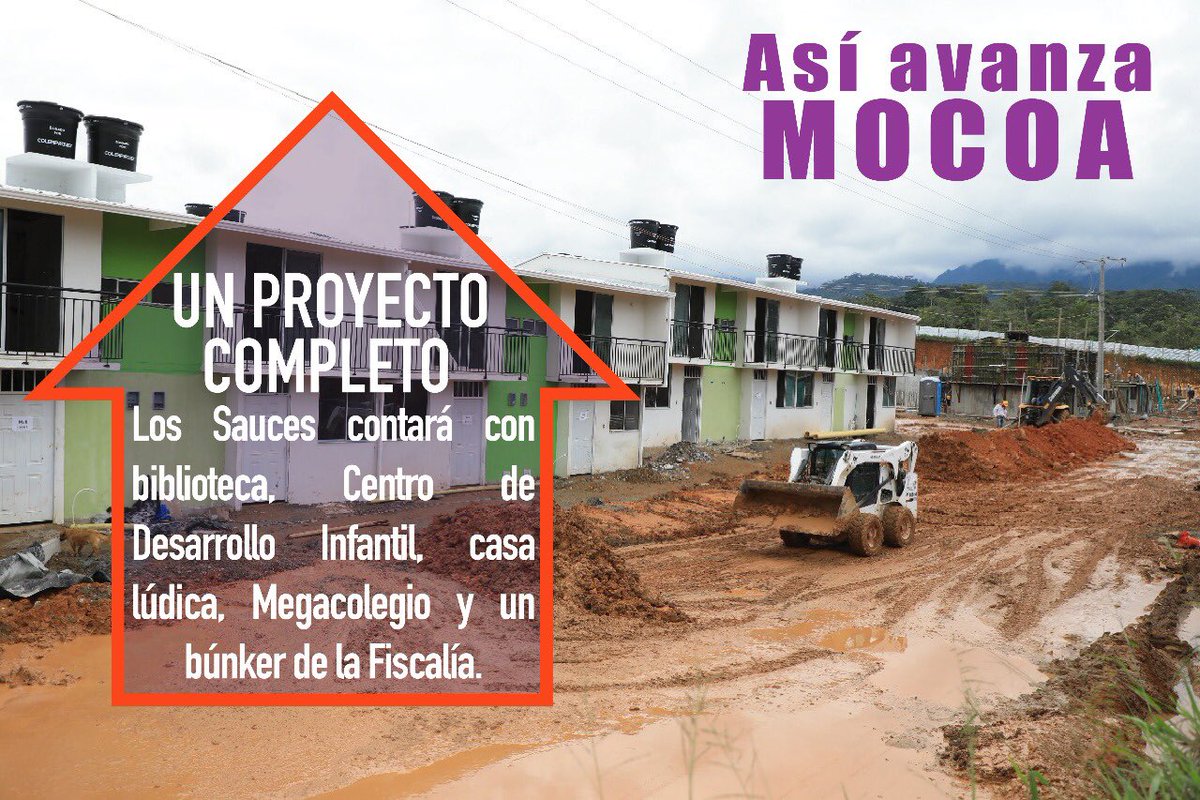 CamiloSanchezO's tweet image. La infraestructura que acompaña el proyecto de #vivienda🏠 Los Sauces brindará educación, seguridad, salud y bienestar para los mocoanos. El Gobierno del presidente @JuanManSantos le cumple a #Mocoa👍 #AsíAvanzaMocoa. #CambiamosVidas🏠