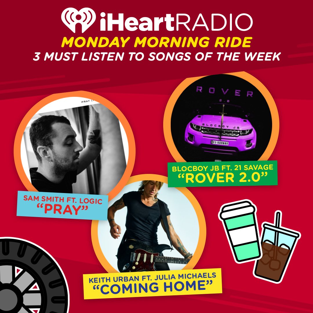 iHeartRadio's tweet image. Whether you are on your way to work, school or anywhere else this morning, here are the 3 must listen to songs of the week on iHeartRadio. ☕ #MondayMorningRide 

👂: ihr.fm/NewHitsWeekly