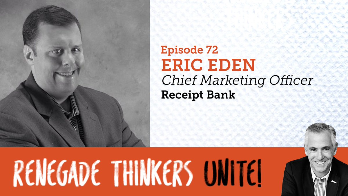 CMOBooks's tweet image. .@EricJEden, CMO of @ReceiptBank, joined #RenegadeThinkersUnite to discuss MarTech, and how do effectively construct your #TechnologyStack. Here&apos;s part 2 of his discussion: bit.ly/2GPnC7S