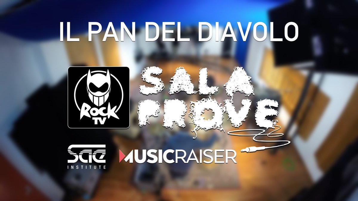 #RTVSALAPROVE 🎸 #ILPANDELDIAVOLO 🤘🏻 MERCOLEDÌ ALLE 14 SU #ROCKTV 📲 LIVE SU YOUTUBE FACEBOOK E TWITTER