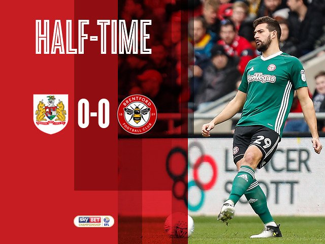 BrentfordFC's tweet photo. An entertaining half of football comes to an end at Ashton Gate; not much in the way of chances however
#BCFCBEES https://t.co/s653cqZu1e