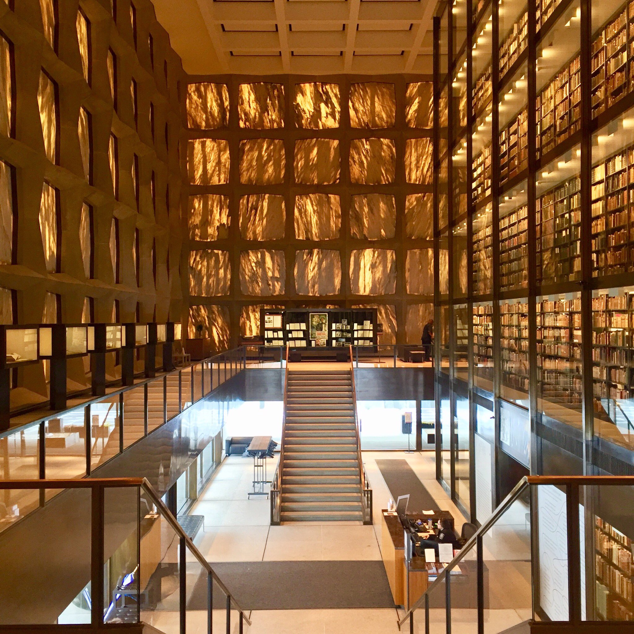 Beinecke Library An Upside Of Snow In Spring Weird Weather Works Wonders On Marble Windows Nhv Gscia