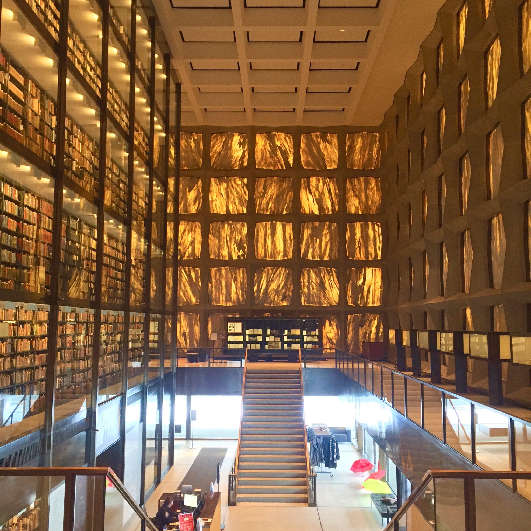 Beinecke Library An Upside Of Snow In Spring Weird Weather Works Wonders On Marble Windows Nhv Gscia