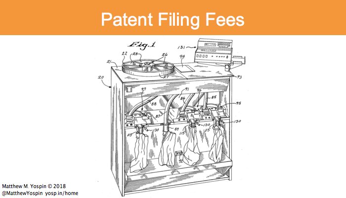 MatthewYospin's tweet image. Patent filing fees: what are they, and how do you calculate them? Importantly, how can you craft a #patent filing strategy to protect your #innovations and minimize #filingfees? Discover more: yosp.in/PatentFilingFe… #utilitypatent #inventions #designpatent #plantpatent
