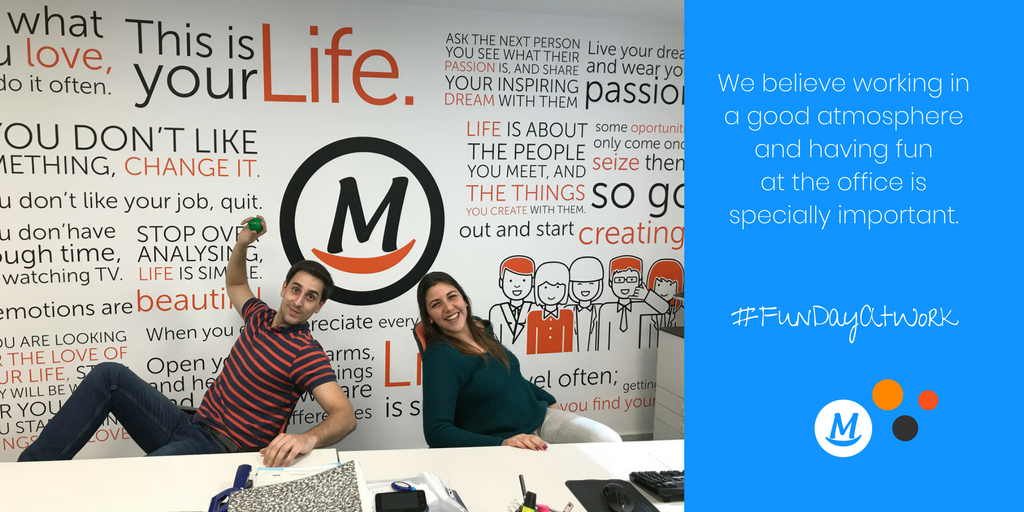 MoneytransWorld's tweet photo. At Moneytrans, we care about the well-being of our team. We believe working in a good atmosphere and having fun at the office is specially important. We used to get together for a drink or just crank the music up loud while we work! 🎶🔝 #FunDayAtWork #FunDayEveryday https://t.co/htYGiCwQ6E