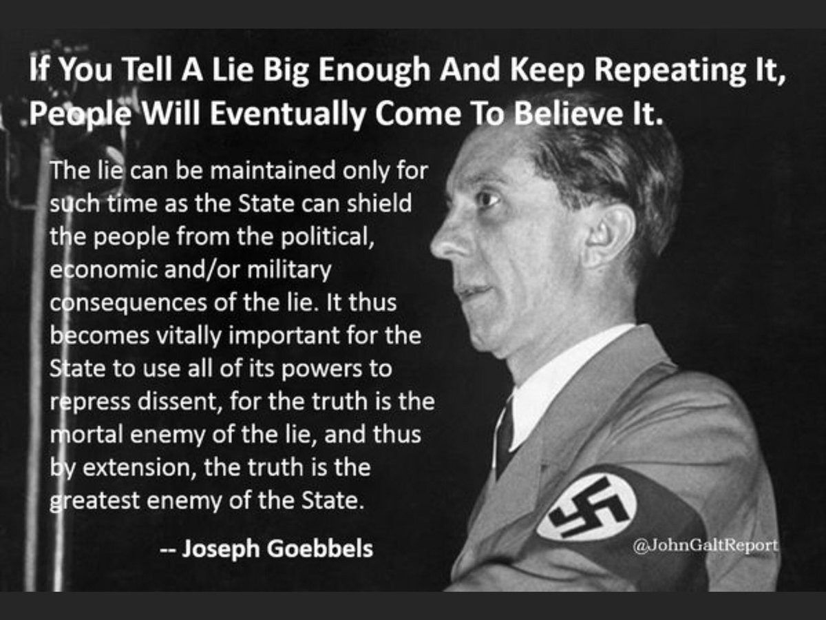 Mike Layton on Twitter: "Reinforcing the frightening truth that if you repeat something enough times, no matter how absurd, people start believing it.… https://t.co/sNTUohdjFv"