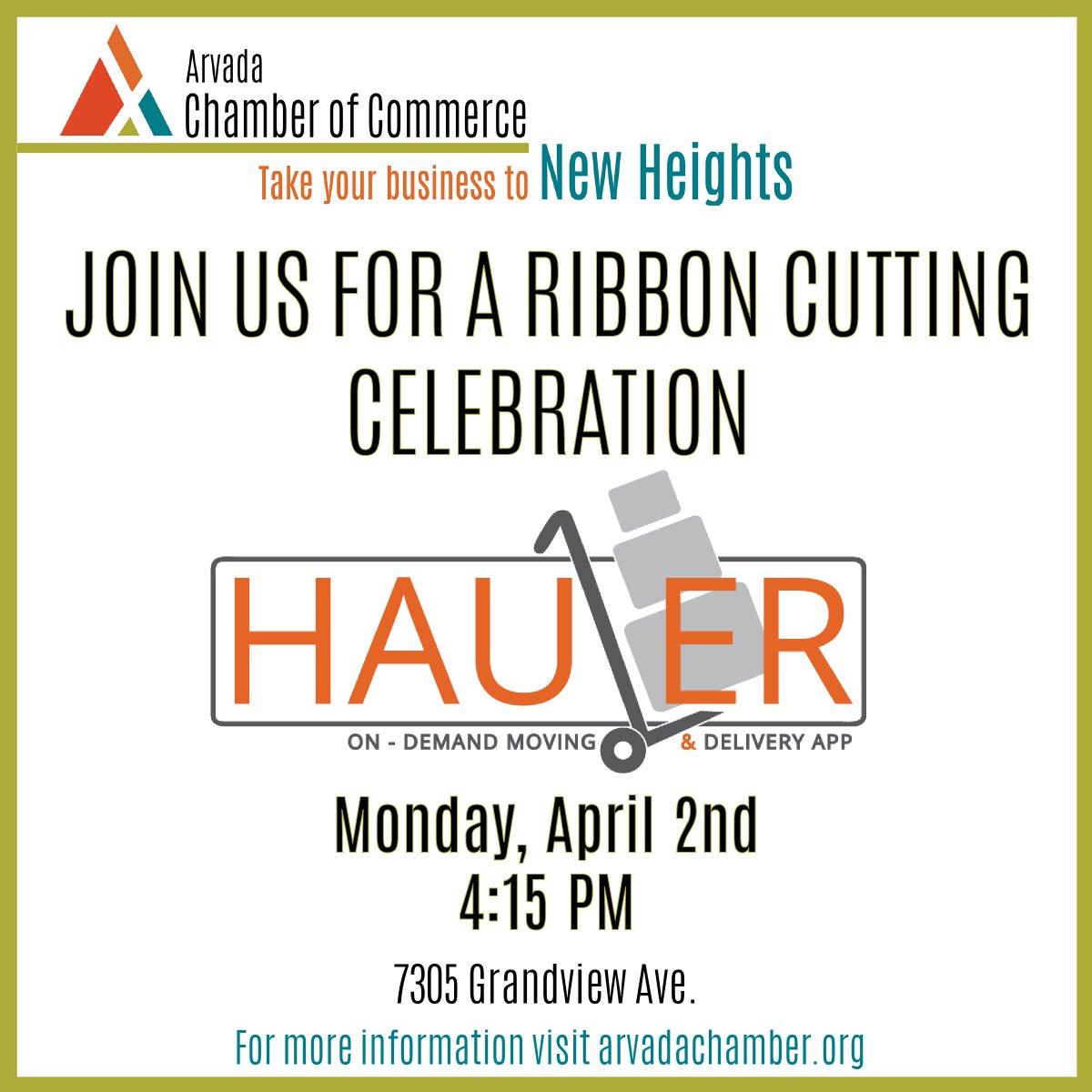 Join us this afternoon for a Ribbon Cutting! #ChamberPride