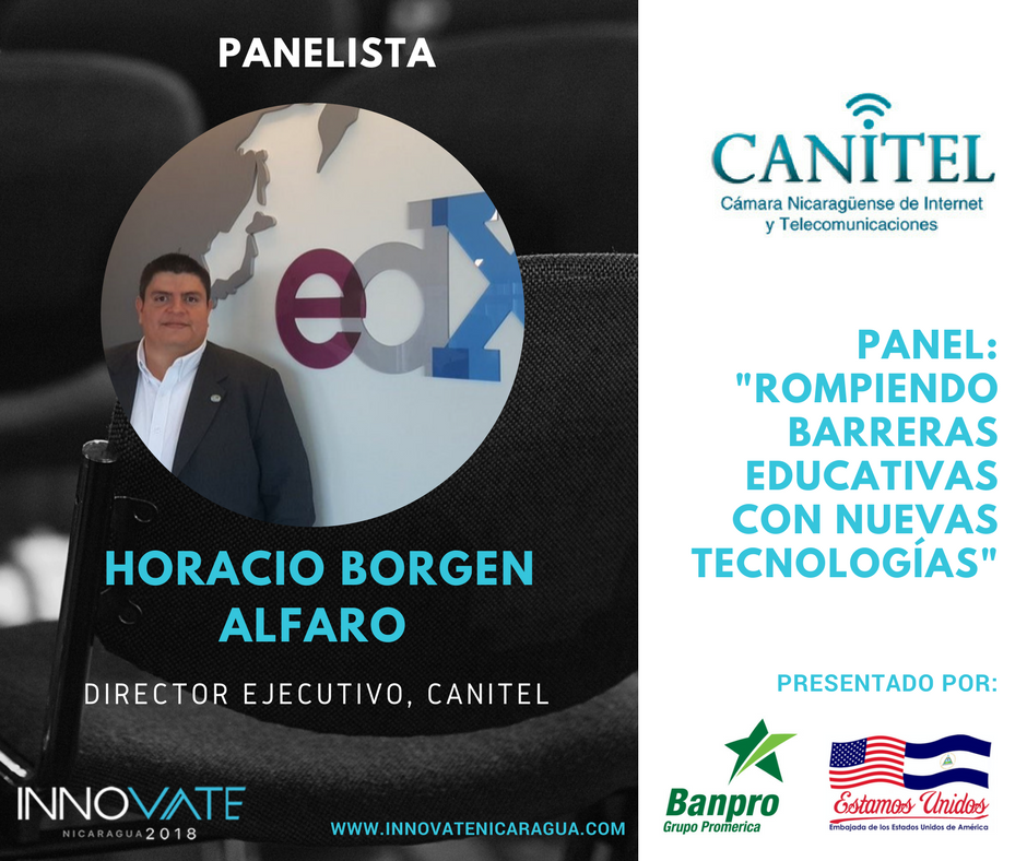 GShapersMGA's tweet photo. Horacio Borgen Alfaro es el Director Ejecutivo de la Cámara Nicaragüense de Internet y Telecomunicaciones (CANITEL) y nos compartirá sus experiencias con la tecnología y la educación. #CANITEL #InnovateNicaragua. https://t.co/MW8j9ujix6