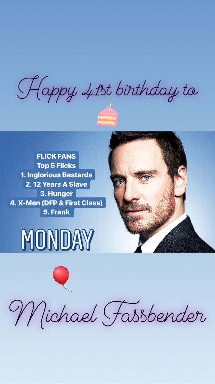 Happy birthday Michael Fassbender! 