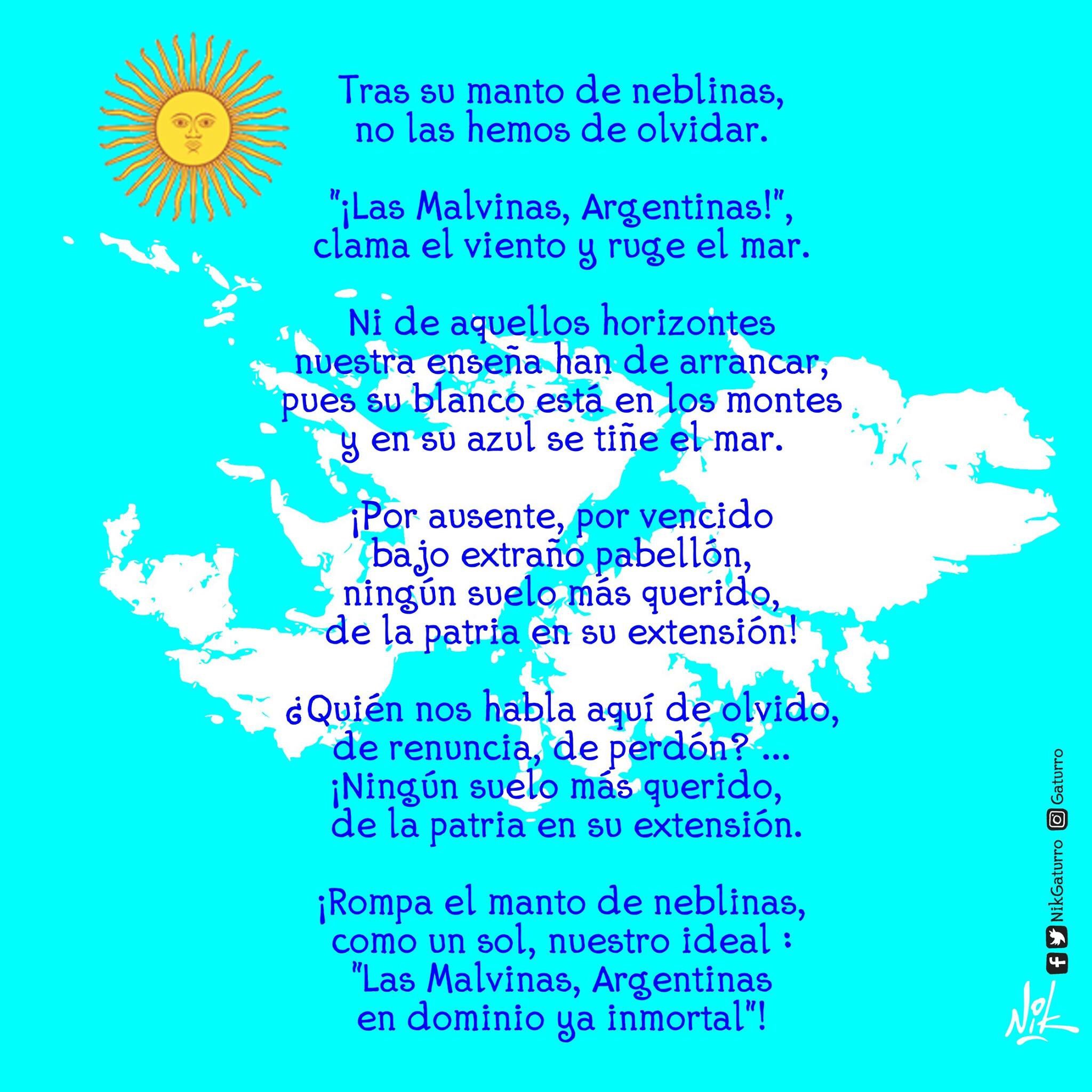 Nik on Twitter "Qué Hermosa la Marcha/Himno de Malvinas Argentinas, en