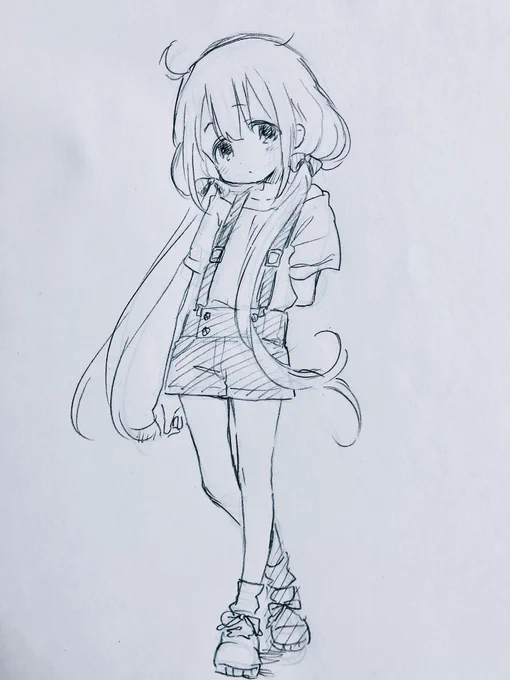 短パンサスペンダーのあんずちゃん #odaibako 