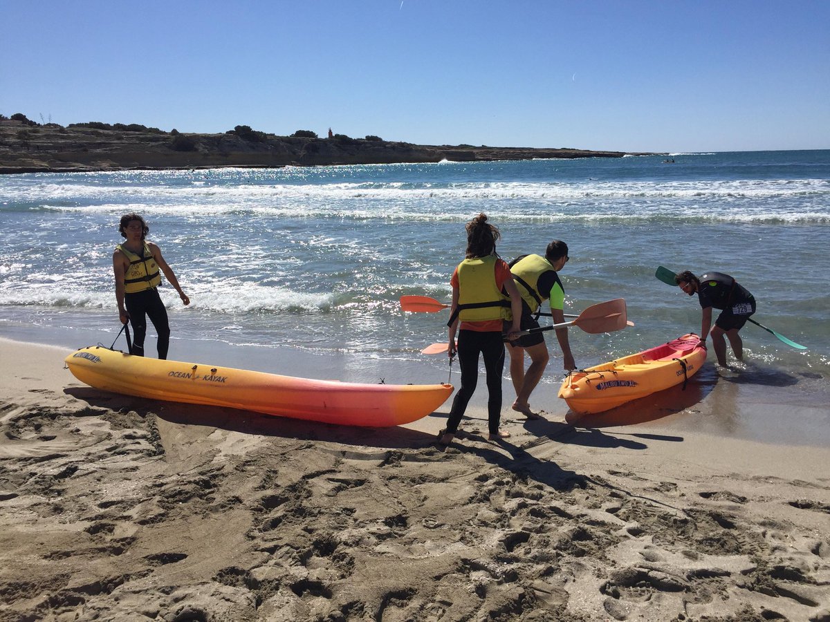 RaidECM's tweet photo. L'epreuve de #kayak d'hier du #RaidECM sous un grand #soleil ! https://t.co/OBh8mx4G2g