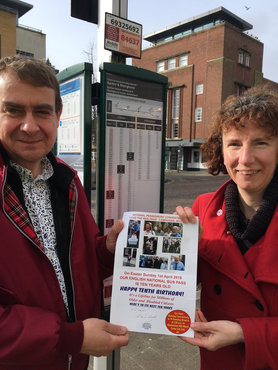ICYMI, yesterday was the tenth birthday of the pensioners’ bus pass. I hope we’ll have it for many more years...