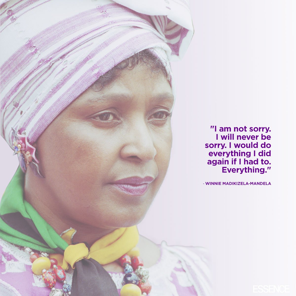 Essence's tweet image. South Africa just lost one of its biggest icons. Apartheid activist Winnie Madikizela-Mandela has passed away at the age of 81 🙏🏾. Rest in power, queen.