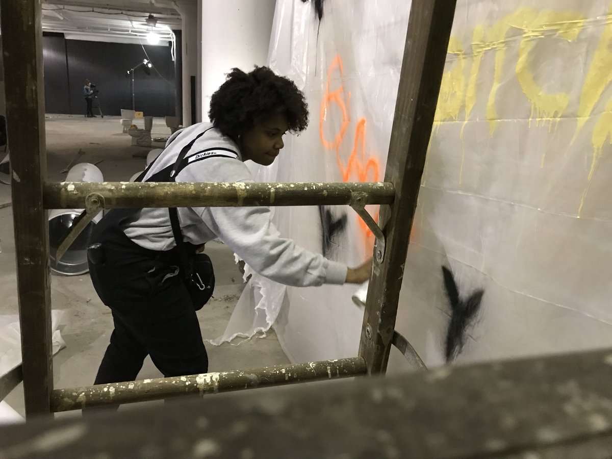 TristianTheOwl's tweet photo. Ask me what I did last weekend.... #BirdTrap music video coming soon. #director #womeninfilm #yourmom #chicago https://t.co/6yjagWzas2
