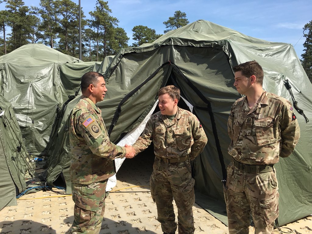 CO3DSR's tweet photo. Pleasure to host MG Yee from HQDA G6 this morning. Recognition where it is due though. @11SigX @3rdUKDivision @3rdRsm @3XX_Paul_Carney @DCG_3UKDiv https://t.co/G0lgUb4L3W