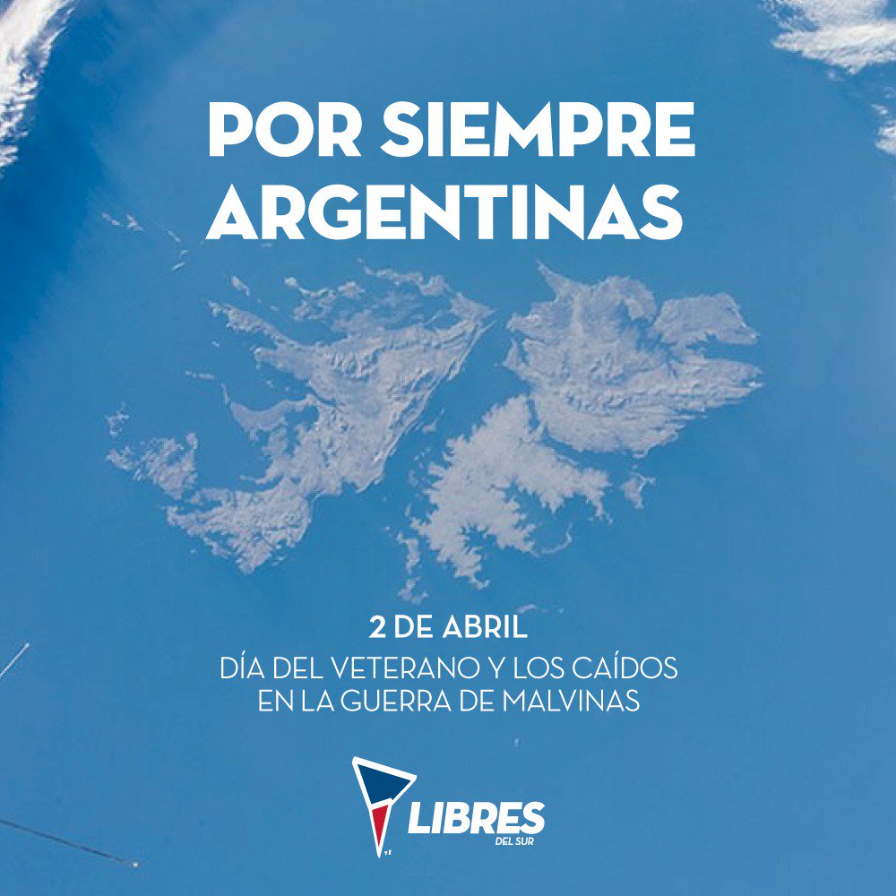 sandraoviedook's tweet photo. A 36 años de la guerra de Malvinas seguimos reivindicando el reclamo por soberanía. 

#MalvinasArgentinas
#ProhibidoOlvidar https://t.co/JABYDsErFr