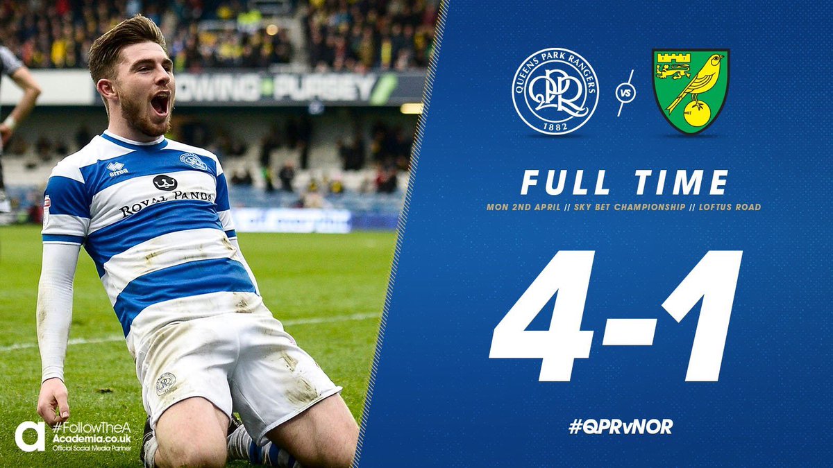 AndySintonQPR's tweet image. As dominant a second half display as you’re likely to see. 4-1 was the least we deserved. Great to see four different goalscorers too. Played with a real swagger #QPRvNOR