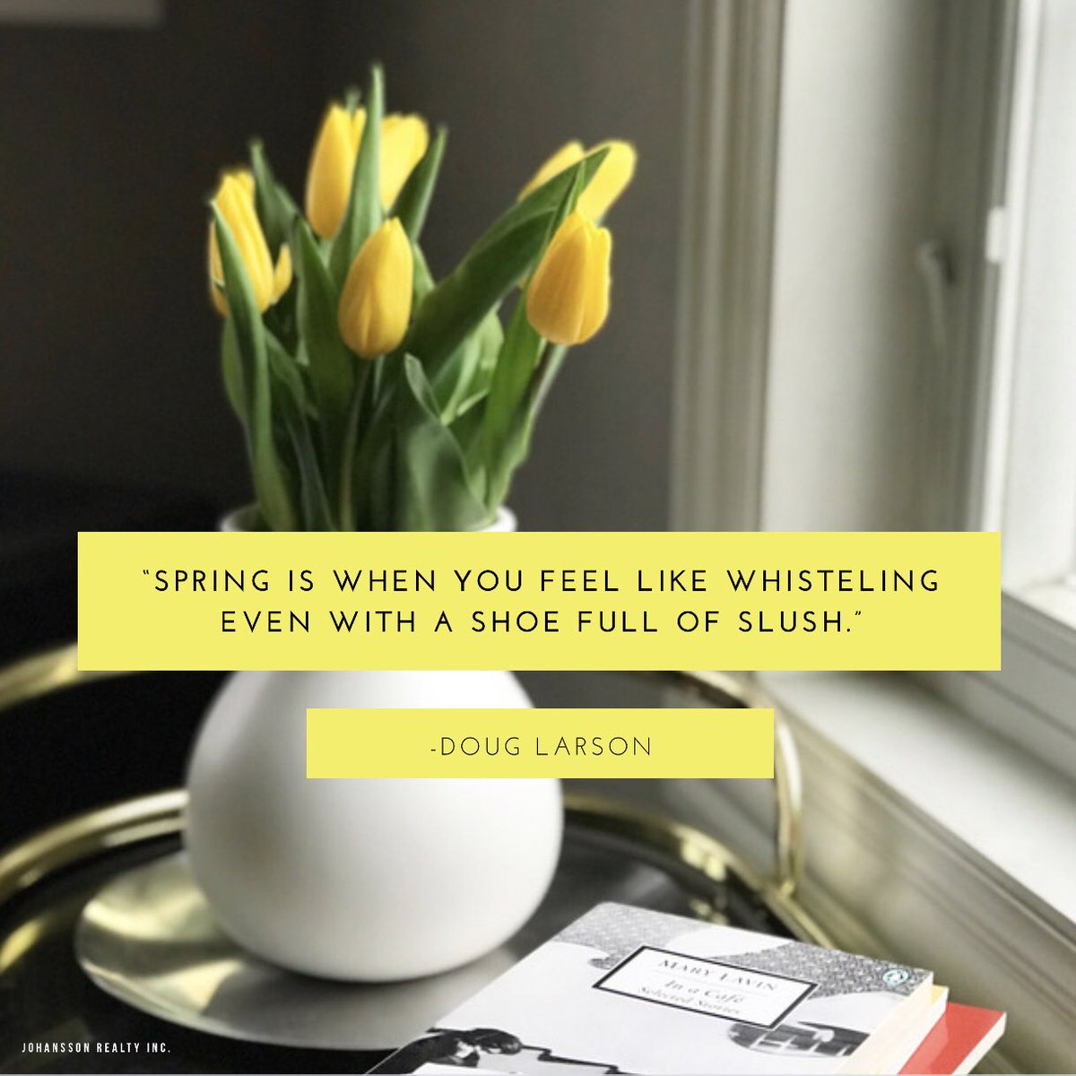 johanssonrealty's tweet photo. Hope you all had a great Easter weekend! 🐣 Now who’s ready to kick off a stellar week?! #MondayMotivation #spring #mpls #johanssonrealty https://t.co/4hWFDEyuZC