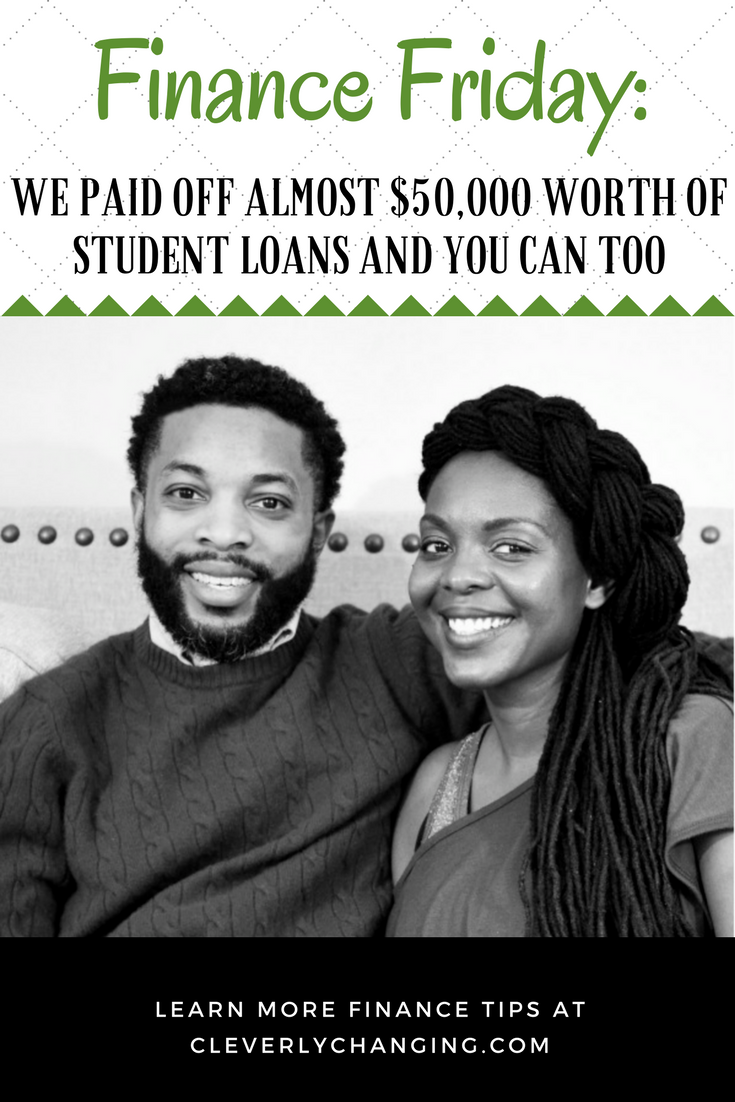 Cleverlychangin's tweet photo. Finance Friday: Paid Off Almost $50,000 Worth of Student Loans and You Can Too https://t.co/uJ1Kw6lKHP 
.
#personalfinance #studentloans #financefriday #MoneyMonday https://t.co/UBXm7Vj2Q1