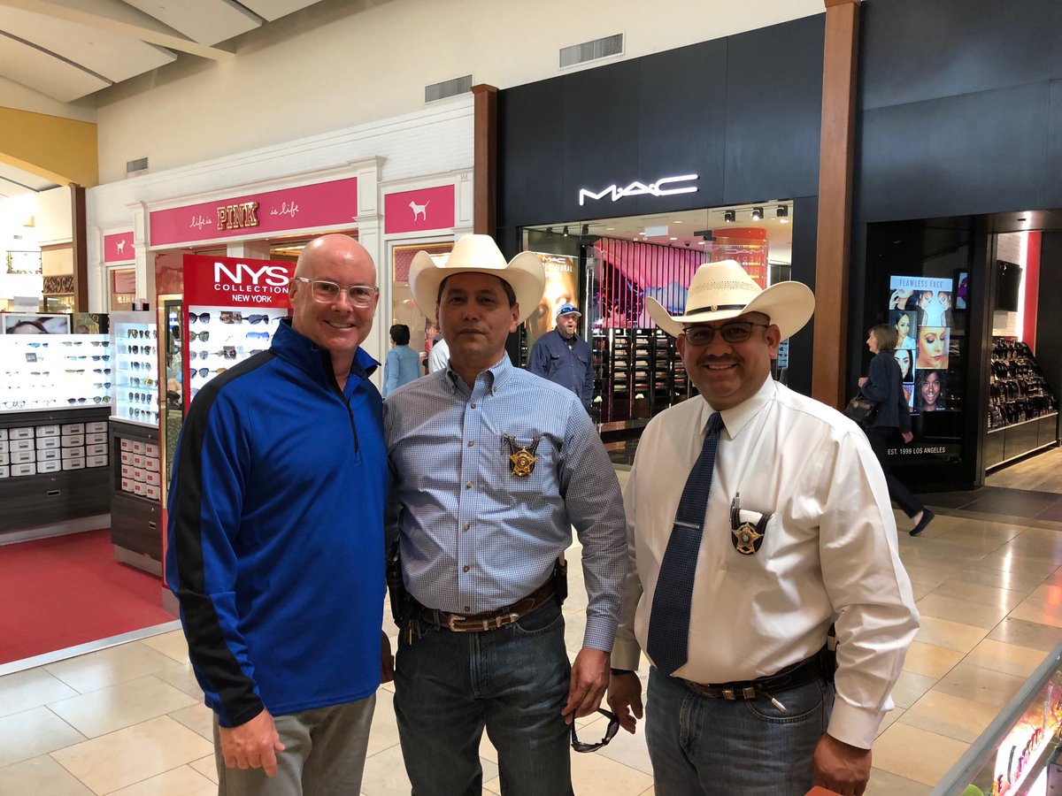 Was coaching the team at NorthStar Mall in SA on FirstNet when Jake and Albert from the Atascosa Sheriff’s department rolled up...we will be meeting with the department soon to introduce them to this life saving program. #priorityaccess