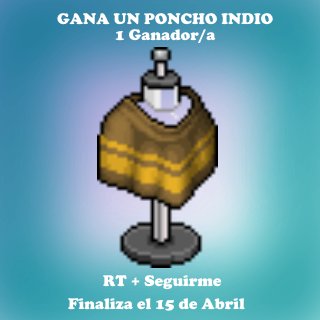 GaetanoRussoMX's tweet photo. Gánate un Poncho Indio
Requisitos: RT + Seguirme
1 Ganador/a Solo usuarios de https://t.co/c4z7uP6X2x🇪🇸
Finaliza: El 15 de Abril de 2018 https://t.co/ZXUvB4rclY