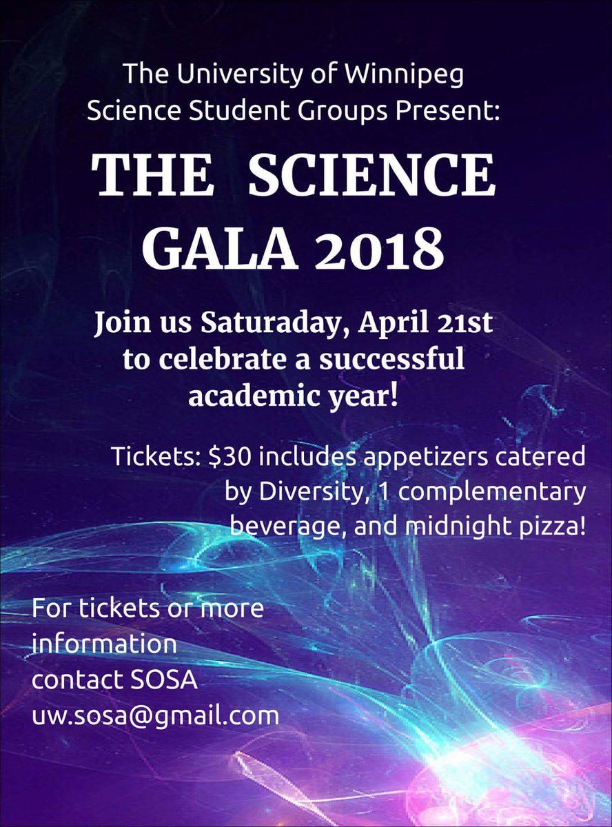 uwsosa's tweet photo. SOSA is proud to present The Science Gala! Tickets are available to purchase in-person or online at: https://t.co/RcXLhtlMPc See you there! https://t.co/zxwEWzZek3