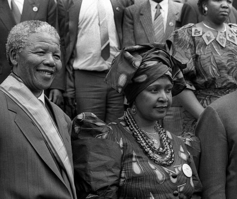 NelsonMandela's tweet photo. Hamba kahle Mama Winnie Madikizela-Mandela : Foundation mourns the passing away of #WinnieMandela @WinnieMandela https://t.co/QZJhU6NZk2 #HambaKahle https://t.co/68JURGzZvE