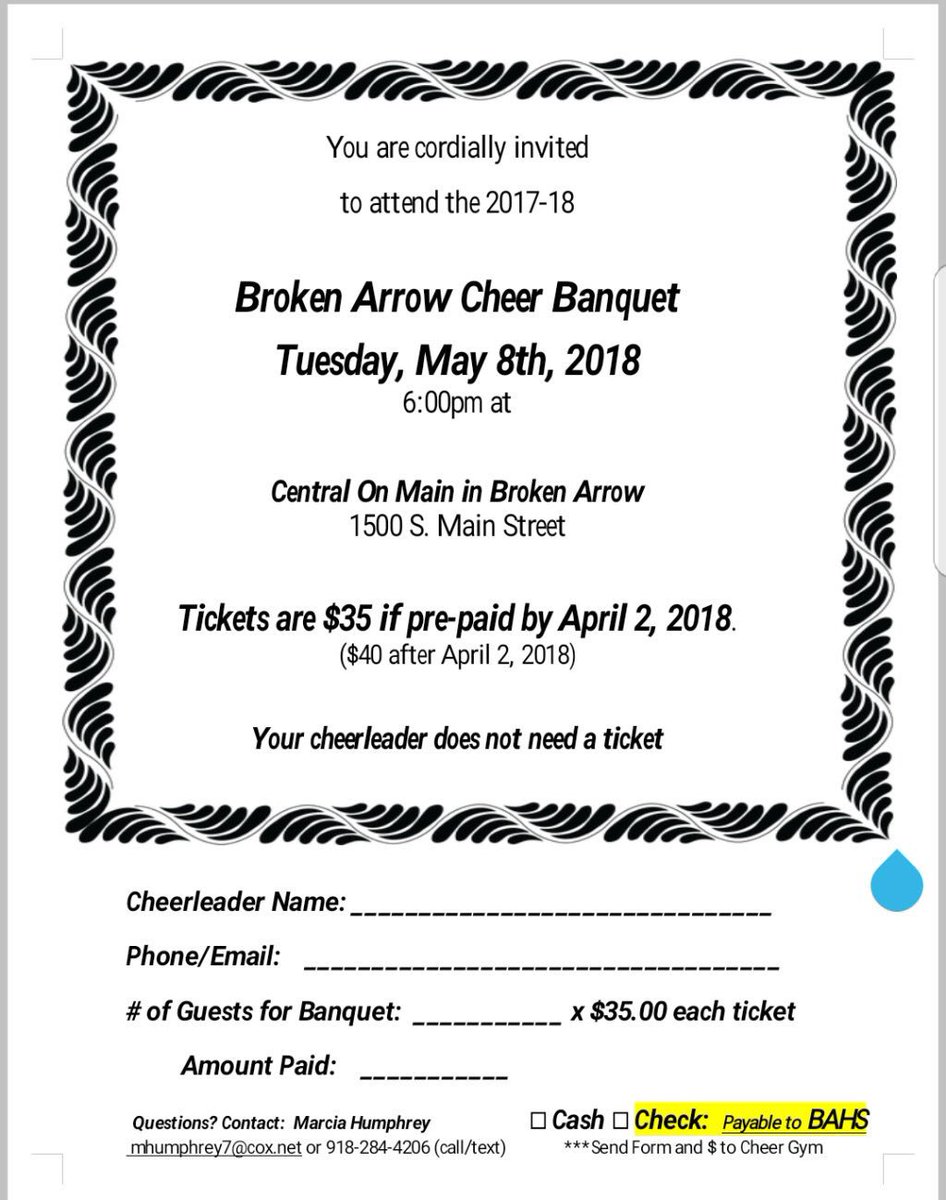 Sign up for banquet! :)