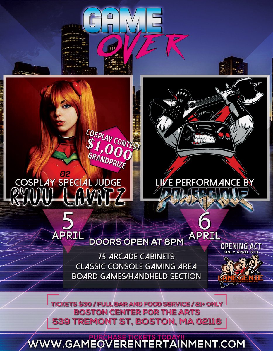 GameOverBoston's tweet image. It's Happening Thursday and Friday!!! GAME OVER BOSTON has more than 75 Classic Arcade Systems and gaming consoles, Live Music and Two Stocked Bars...Food too! bit.ly/GameOverBoston… @SocialInBoston @BostonTechEvent @BU_Tweets @BostonMagEvents @BostonEvents @leaguepodcast