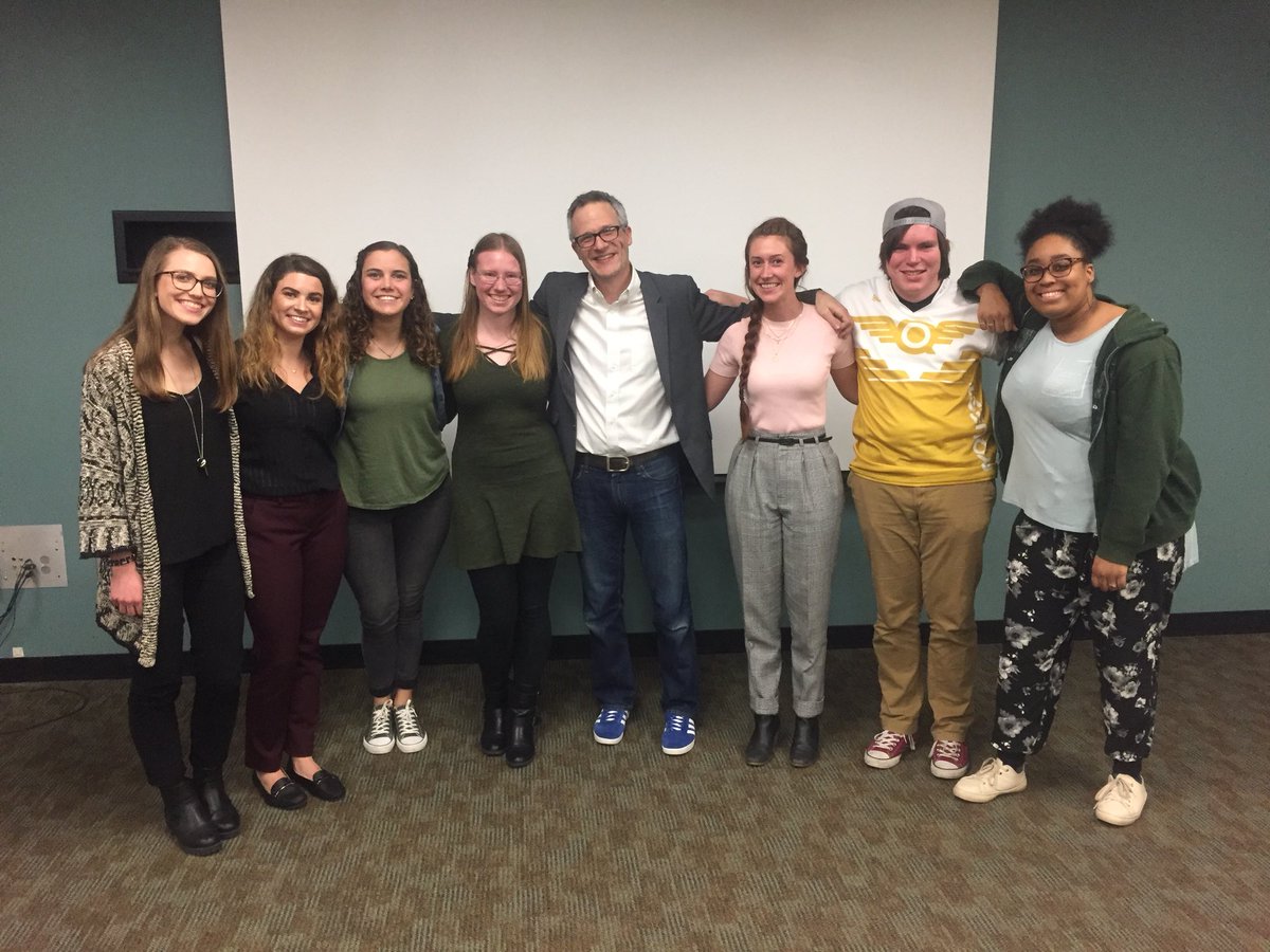 JacquelynKuck's tweet photo. Thank you, Arthur and all who took part in our Teacher Speaker Series; Teachers Going Gradeless. It’s great to teach and learn with amazing, innovative teachers! #msugradeless https://t.co/WUJyMmLALM