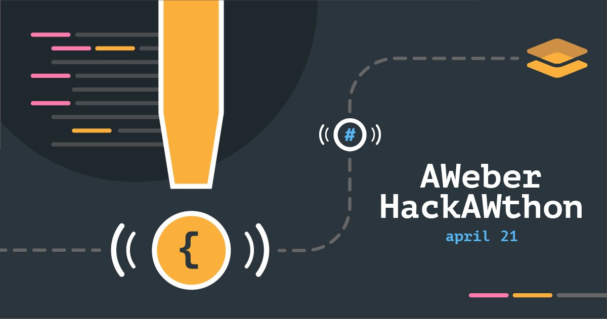 AWeber's tweet photo. Come hack with us, #Philly! The top 5 teams will demo their applications LIVE in front of our judges panel at @TechnicallyPHL's #PTW18. Sign up now >> https://t.co/LUC8CoI0j0 #HackAWthon #Philadelphia #ptw18 https://t.co/YnfEwkhEeJ