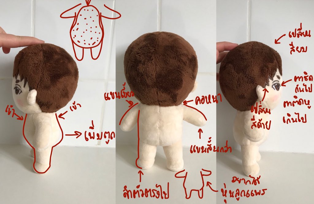 Babyleechan_'s tweet photo. แจ้งโรงงานแล้วนะคะ ว่าสัดส่วนที่ถูกต้องเป็นยังไง เพราะตัวน้องตรงมากไร้ส่วนโค้ง เลยขอให้ปรับทั้งตัวและหน้า #babyleechan #kpopdoll #dino #vernon #hansol #seventeen #ตลาดนัดสวนเเครอท https://t.co/p60lat89VL