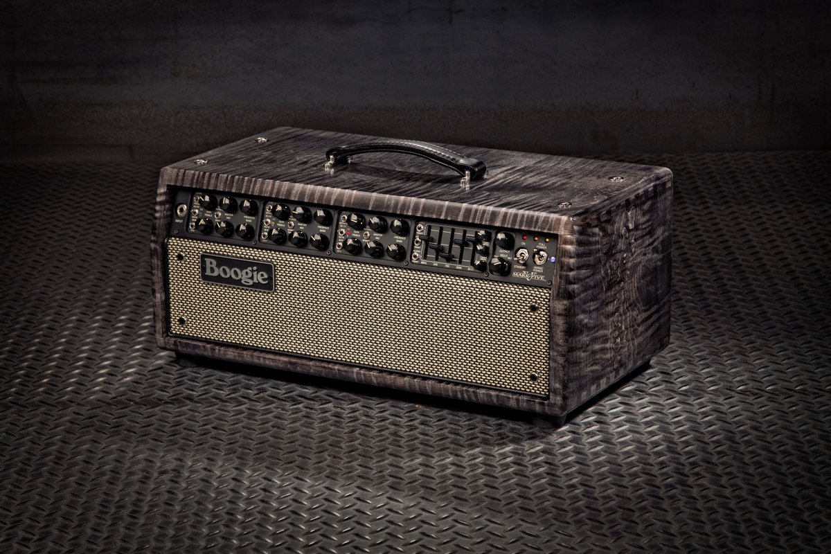 How about a Mark Five head in Quilted Maple and Trans-Black stain to  start off the week. Nine modes, three wattages per channel, and so much  Tone. Mark Five players/owners: What's your favorite mode and settings  in the Mark V?