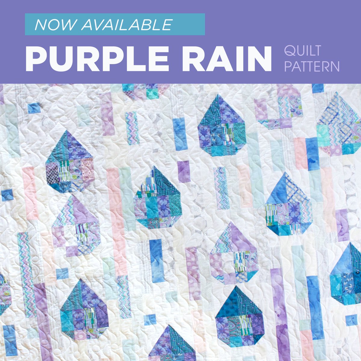 CManningArt's tweet photo. This Purple Rain quilt is a fun way to capture the ambience of a spring shower. Incorporating the new Moda Watercolors created a wonderful effect. Click the link for the latest blog post and free desktop calendar for April! #quilting
https://t.co/LWOpEBGzQU https://t.co/9HLKtEEoTI