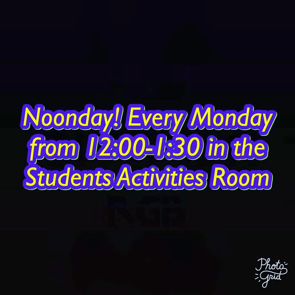 BethelUBCM's tweet photo. Noonday today at 12 in the student activities room!! FBC Bruceton is providing lunch that includes poppyseed chicken and desserts. https://t.co/37NpcHQtAD