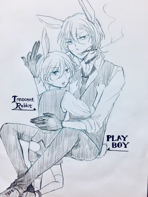 なかはらにつけるならうさ耳派!!!
テーマはかっこいいうさ耳!!!!!
なかはらに下品な指させるの楽しかった🤟(ごめんなさい)
ショタは園ストの影響です 