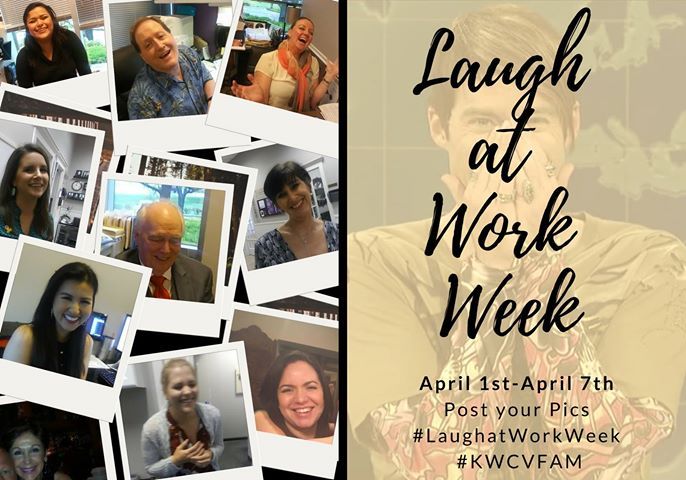 KW_cityview's tweet image. Its laugh at work week, and we want to see how your funnies! Please use the hashtags! #Laughatworkweek and #KWCVFAM No wonder we are on @sanantoniobusinessjournal  best places to work, because we are always laughing!