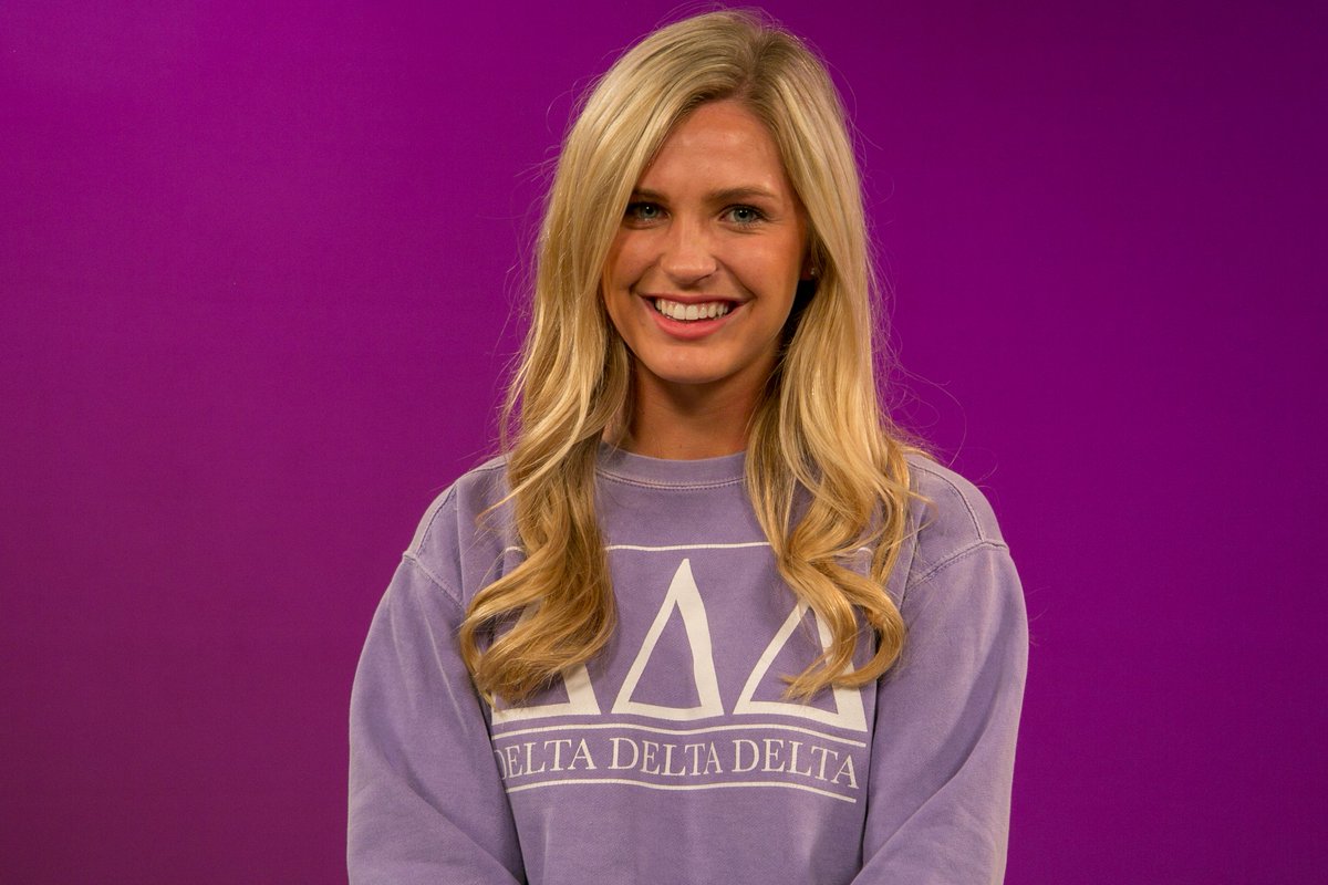 MissKState's tweet image. Contestant 1 @BrynnHammett will be representing Delta Delta Delta on April 10th! RT to help her win the Social Media Contest! #MissKState18