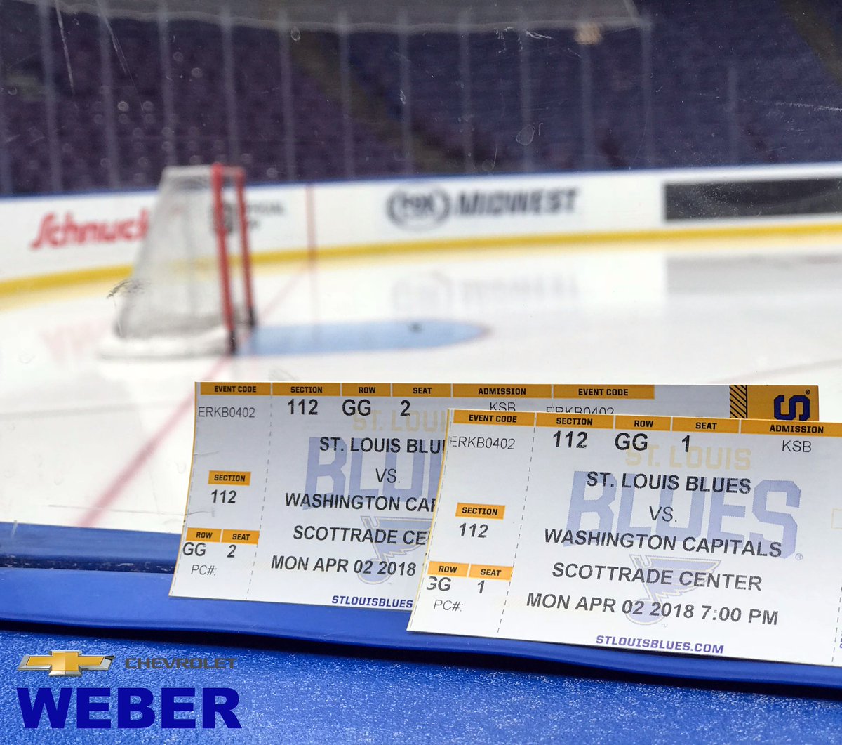 St. Louis Blues Game Ticket Gift Voucher