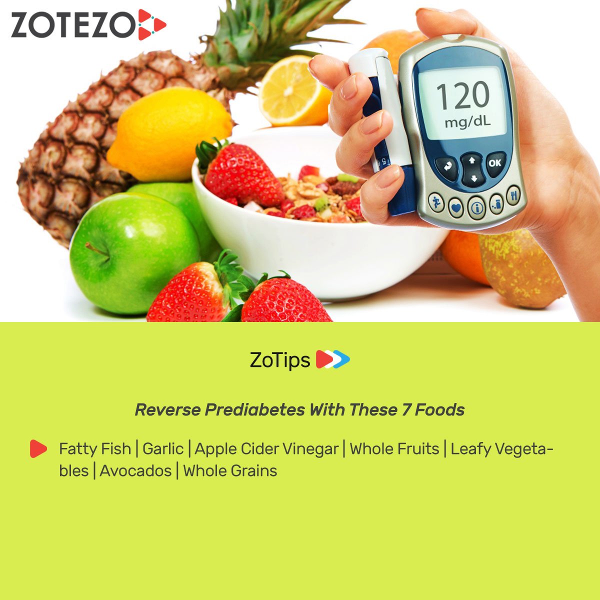_Zotezo's tweet photo. Diabetes-Fighting Foods
#Zotezo #ZoTips https://t.co/fKFdkFxAX3