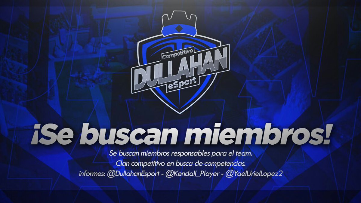 Team_Dullahan's tweet photo. ¡Atencion!
Todos los interesados en pertenecer ah Team Dullahan equipo competitivo de @ClashRoyaleES  
Mandar MD directo. 
Se aran las pruebas el Dia Viernes a las 2:00pm Hora MX 💪 

#GoDullahan https://t.co/URMMElj5sD